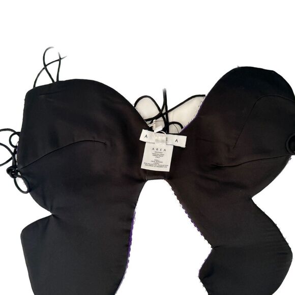 NWT Area Purple Crystal Bow Top Small - Picture 8 of 12